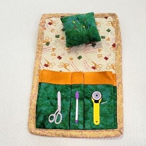 Sewing Tool Organizer with Pin Cushion